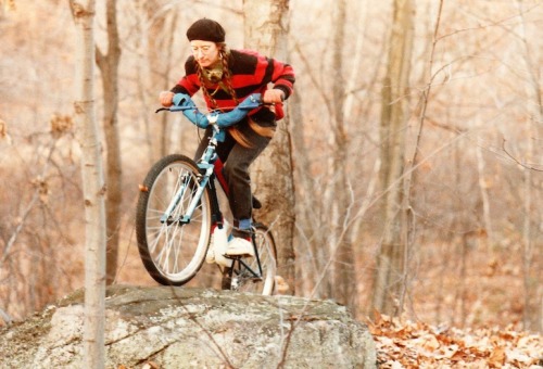 These are photos of the 1985 Fat Chance Trials bike that I recently scored, I think that’s Nan