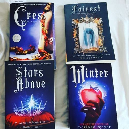 Got these babies on the mail today! So excited to continue this series! Cinder and Scarlet were so a