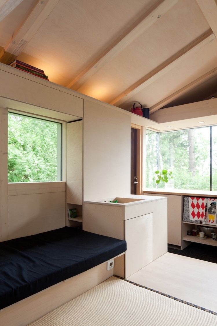prefabnsmallhomes:  City Cottage (14.0 m2), Helsinki, Finland by Verstas Architects