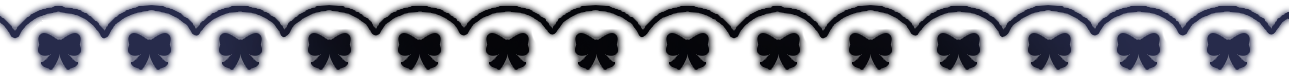 black and blue gradient curved line border with bows details 1