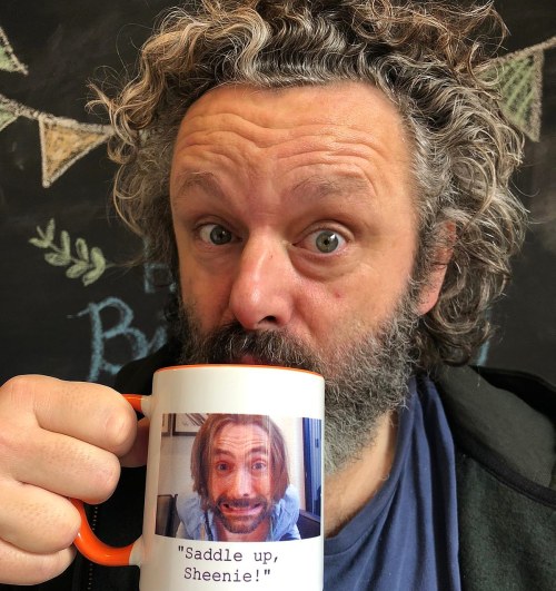 fuckyeahgoodomens:Those two… :DAbout David’s mug:Georgia: Also, always have a good mug on the go [ra