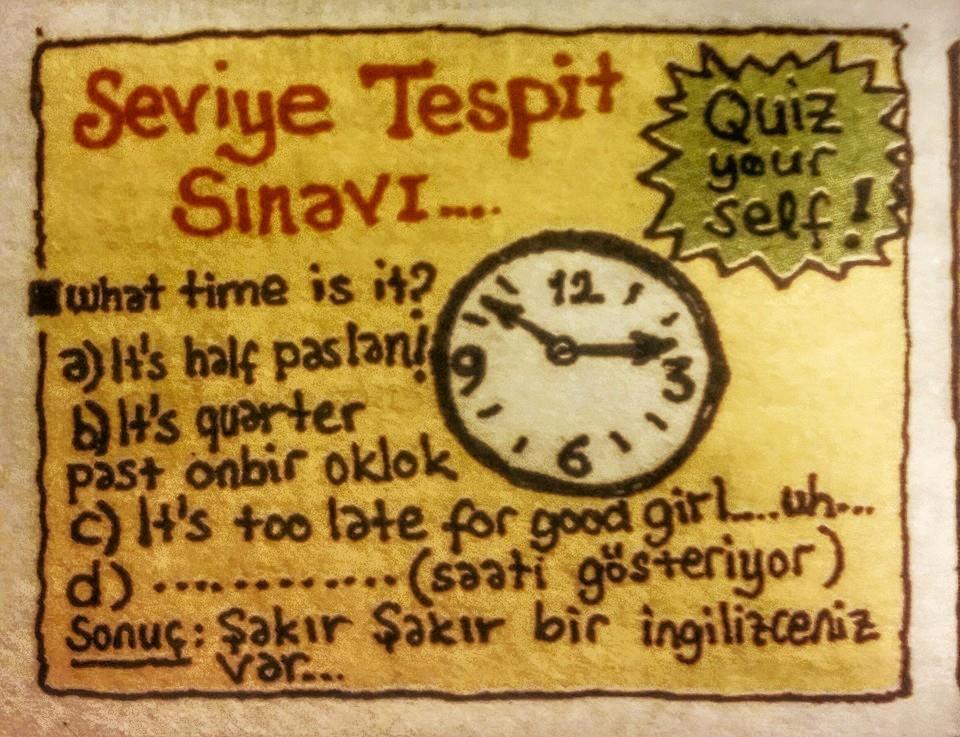 Seviye Tespit Sınavı......