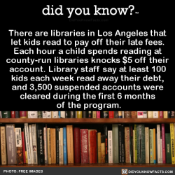 did-you-know:  There are libraries in Los