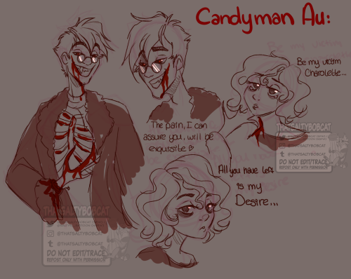 Candyman AU? yes(time to dump art I’ve been hoarding)