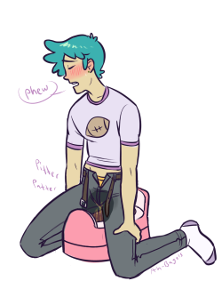ah-bagels:  sina didn’t get his pants off in time, stubborn boy *crawls back into schoolwork cave* 