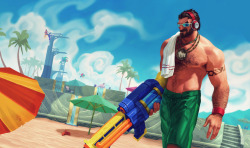 Liimperatrice:  Pool Party Splash Art 