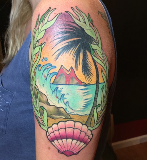 tattoos-org:  Beach tattoo 