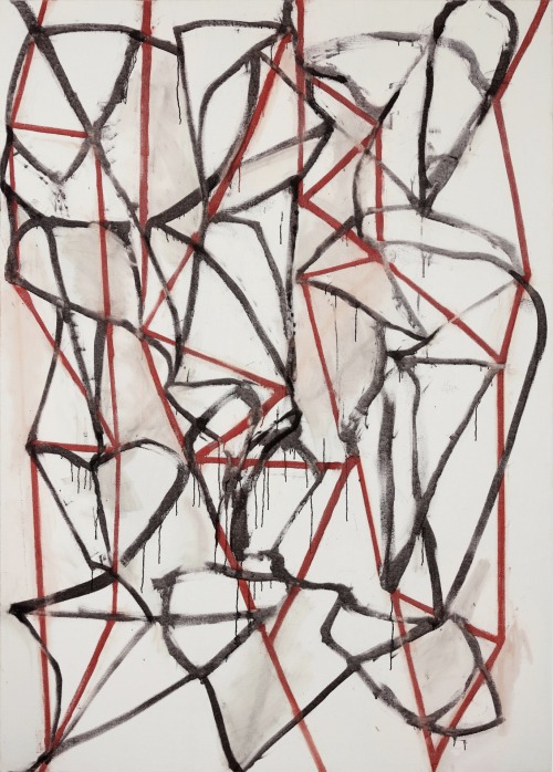 terminusantequem:  Brice Marden (American, b. 1938), 11 (to Léger), 1987-88. Oil on canvas, 213.4 x 152.4 cm