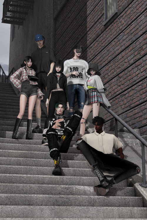 hitohari-sims:  spectacledchic 404notcute me @the77sim3 @kiruluvtsn @archivefaction fift15n photo: @