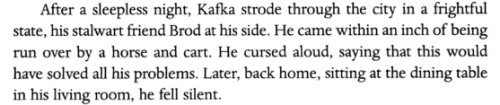 franzkavka:kakfa:he’s relatabledriver: *doesn’t run over kafka, killing him instantly*ka