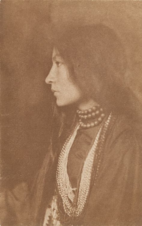 vintageeveryday:10 breathtaking portraits of Sioux Indian and activist Zitkala Sa taken by Gertrude 