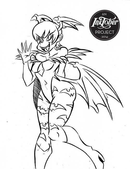 Porn photo Day 08 Lilith Uncolored. :)  Going to Color