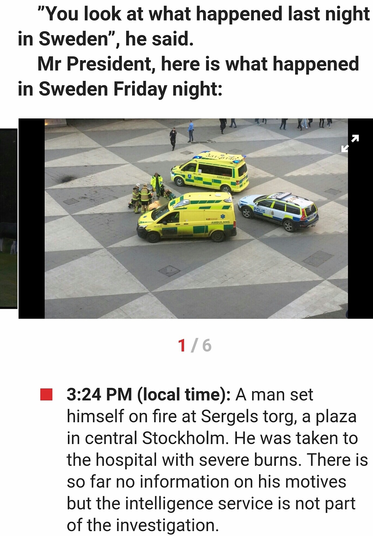 babygotstyles: Swedish media calling out Donald Trump is really AMAZING