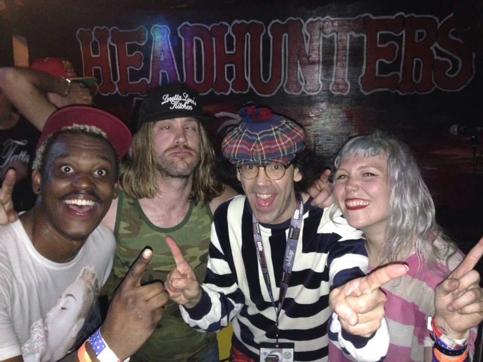 Nardwuar with Guantanamo Baywatch.