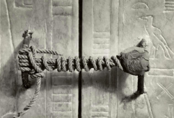 realidad-retorcida:   El sello intacto en la tumba de Tutankamón, 1922.