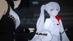 Relatablepicsofmonochrome: Weiss : Here Blake, Take This Dust Clip That I Made Specifically