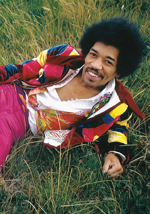 babeimgonnaleaveu:Jimi Hendrix, before his final festival appearance, at the Open Air Love Peace Fes