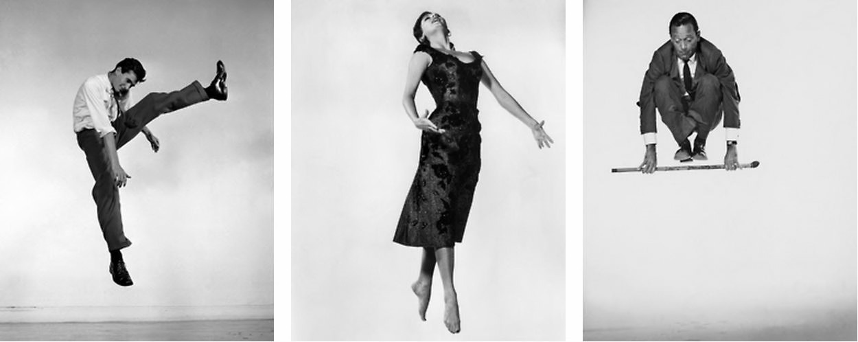 bogarted:  Portraits from Philippe Halsman’s Jump series  &ldquo;Starting in