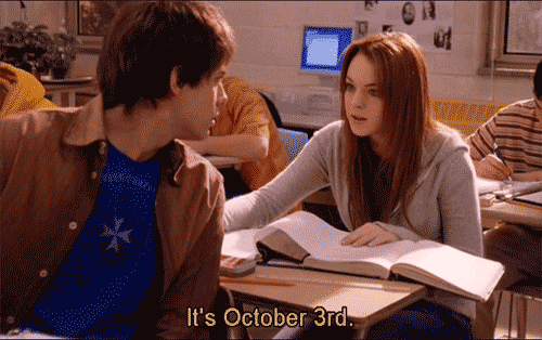 October 3rd.