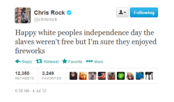 reverseracism:  reverseracism:Happy White People’s Independence Day! I'be been waiting all year to reblog this.