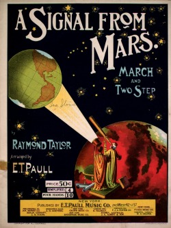 vintagegeekculture:  There was a time before (and overlapping with) recorded music that the primary way to get it was via sheet music, like this one here. If you want to hear someone play it on piano, check it out.  