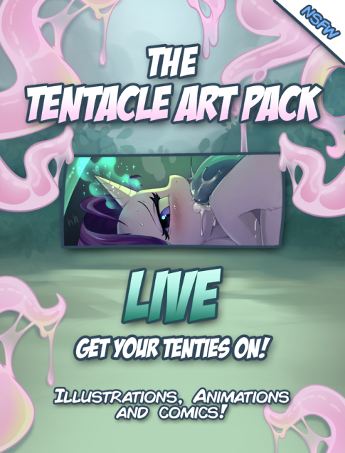 tentacleartpack: The Art Pack is NOW LIVE!!!  Standard Edition: 3 comics, animated .gifs, all pictures, and edits! (ผ minimum pay-what-you-want)    To buy the Standard Edition : CLICK HERE! Deluxe Edition: Includes bonus sketches, WIP’s, .psd files,