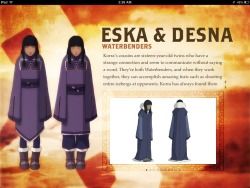 i-am-avatar-korra:  DESNA & ESKA - From