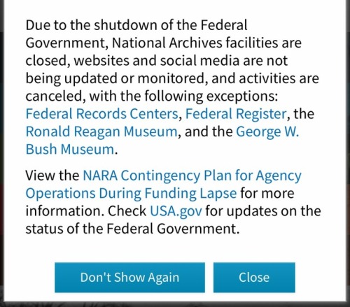 This was posted on the National Archives’ Facebook page this morning, 20 January 2018: “