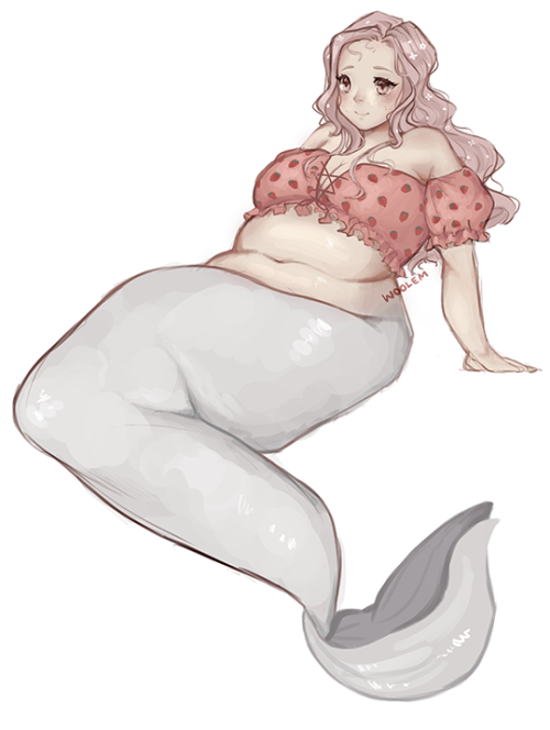 woolem:a beluga mermaid with that dress as a top :+)