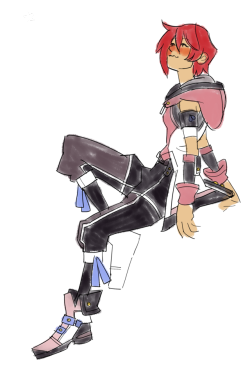 coffeerelatedname:some more kairi, w/ my design!  My god I love her