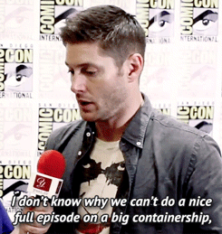 Different interviews, different questions, same answers. [x] [x]The guys just want their beach episode…