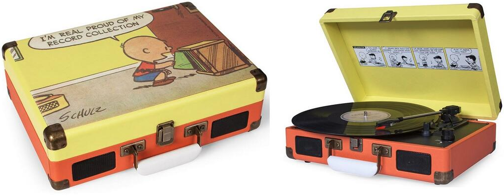 This portable Charlie Brown-themed record player is a real thing that will be happening on Record Store Day. I’m not sure I’ve ever wanted anything more.