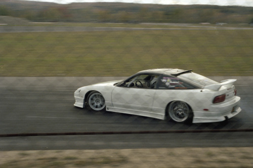 thislifeintransit: tom and @podium-finish coming through the back section of canaan motor speedway d