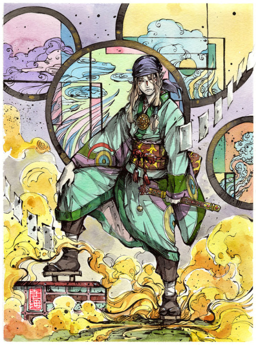 Mononoke - medicine seller (kusuriuri) Your favorite neighborhood medicine man ^^ Great anime, if yo