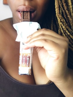 missprimproper:  Chocolate eating chocolate, wearing chocolate 🍫