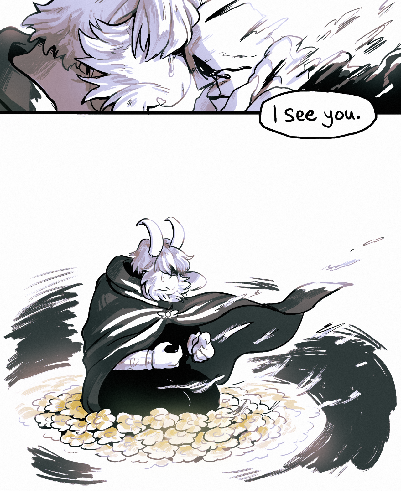 nostalgia-phantom:  moofrog:I had the idea that Gaster can try to communicate through