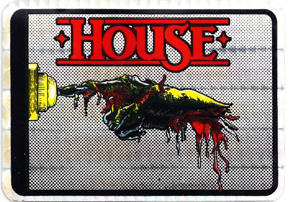 lifesimpermanence:  80’s horror prism stickers. I remember these from Wizard Arcade
