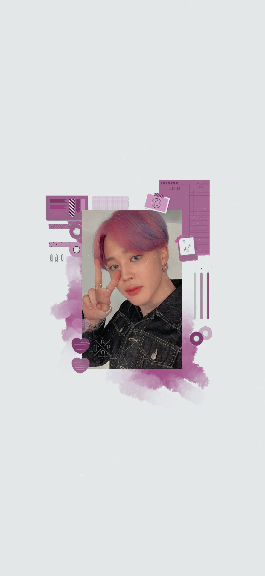 Jimin; Purple Hair - Simple+edit