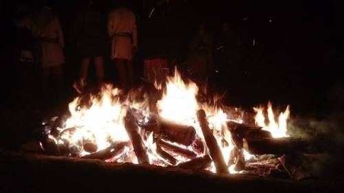 The “ Gardiens du fleuve” in october organized a private camp in Switzerland mounta