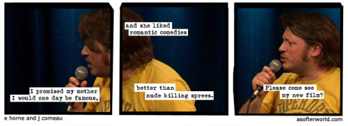 smegandtheheads:see captions for alt text [x]A Softer World x Lee and Herring / AIOTM remixes. Becau
