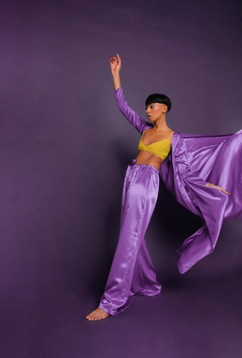 PURPLE REIGNStyle & Model: Brittany TaylorMakeup: Amaka MaraDirector & Photographer: Quan Br