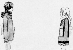 shoujo-moments:  &ldquo;We’re a crooked love in a straight line down.” 