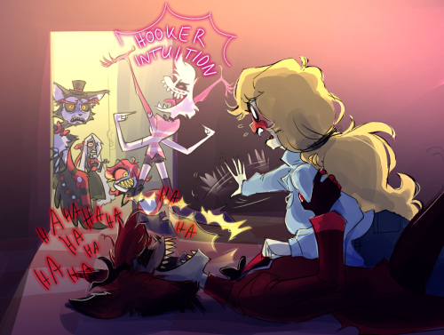 This Is One Of The Fanarts I've Made For The Lovely @hazbinhobo's Fic A Tail Of Beignets' Final Chapter