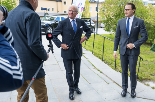 16th May 2022 // King Carl XVI Gustaf and Prince Daniel visited the Royal University of Technology. 