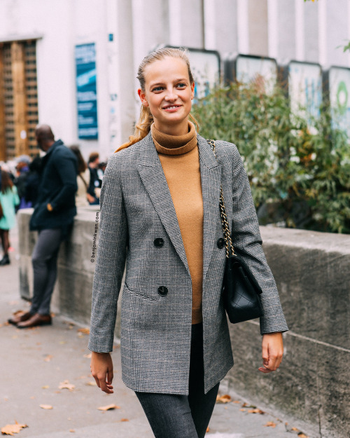 Ine Neefs at Christian Wijnants SS 2020 Paris Snapped by Benjamin KwanParis Fashion Week