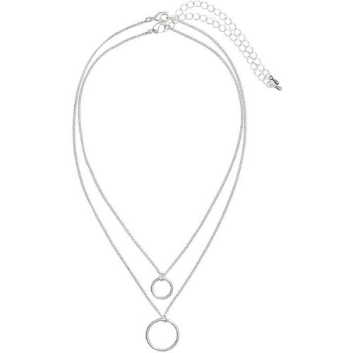 H&M Necklace with Pendant $3.99 ❤ liked on Polyvore (see more metal pendants)