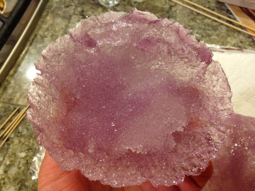 XXX solarbird:Rock Candy Geode! (Followed recipe photo