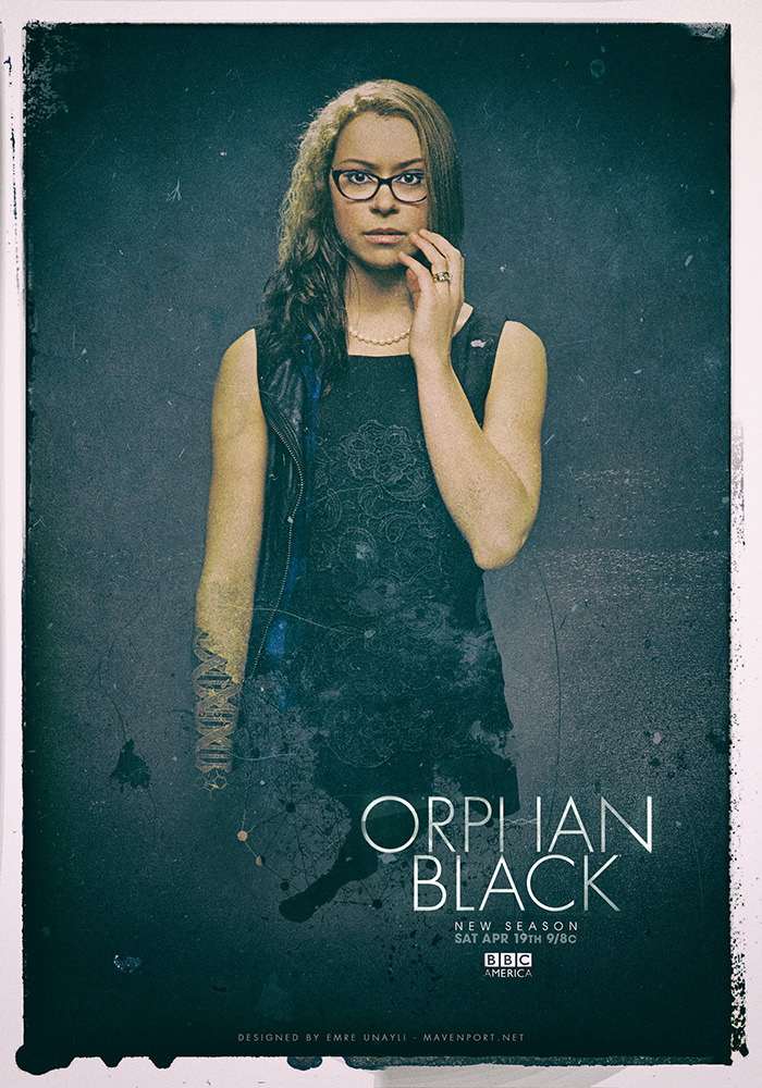 thefishinthepercolator:  Second Orphan Black Poster by Me :)  PS: Thank you Clone