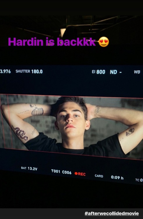 After We Collided Hardin Scott New Tattoos in Movie  POPSUGAR Beauty