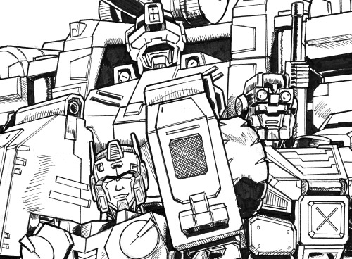 Patreon Preview: Cybertron Defense Team (inks)The second of my many planned TFcon pieces has been in